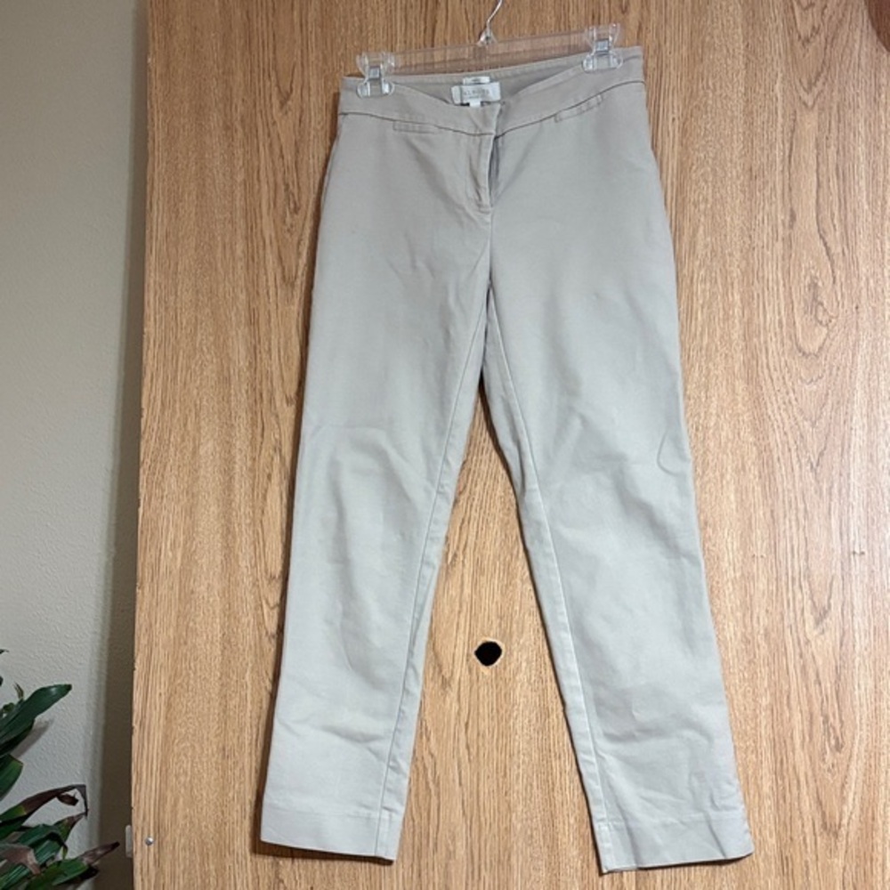 Talbots Cream Curvy Pants